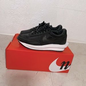 sacai x LDWaffle ‘Black Nylon’